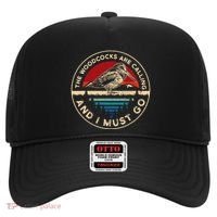 Hunting Woodcock Bird Retro Funny Phone Calls Hunter Hat thumb 0