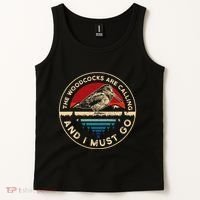 Hunting Woodcock Bird Retro Funny Phone Calls Hunter Tank Top thumb 2