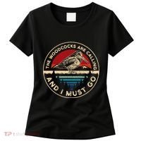 Hunting Woodcock Bird Retro Funny Phone Calls Hunter Women's T-Shirt thumb 0