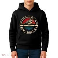 Hunting Woodcock Bird Retro Funny Phone Calls Hunter Kids Hoodie thumb 4