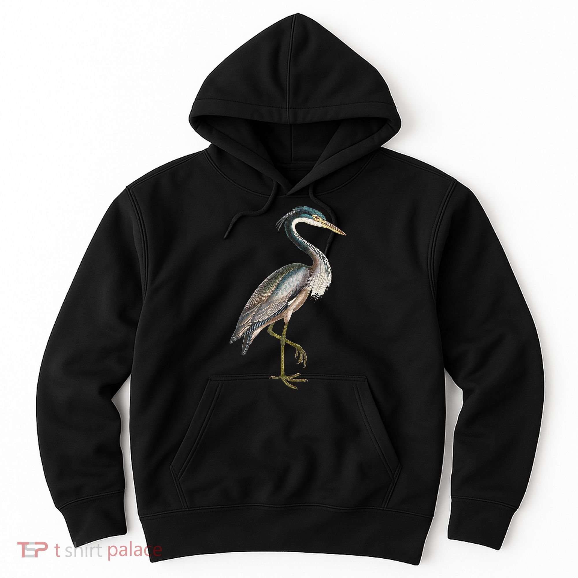 Heron Water Bird Lover Blue Heron Coastal Birds Hoodie