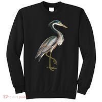 Heron Water Bird Lover Blue Heron Coastal Birds Sweatshirt thumb 0