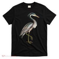 Heron Water Bird Lover Blue Heron Coastal Birds T-Shirt thumb 0