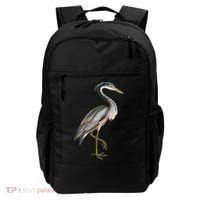 Heron Water Bird Lover Blue Heron Coastal Birds Backpack thumb 0