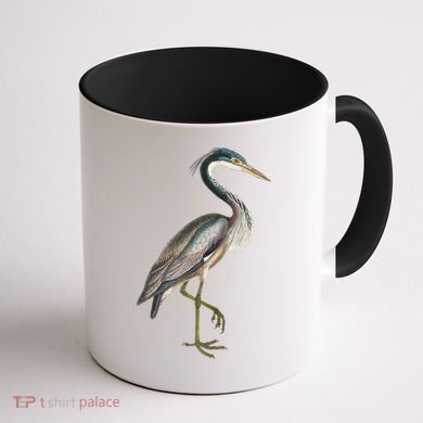 Heron Water Bird Lover Blue Heron Coastal Birds Coffee Mug back