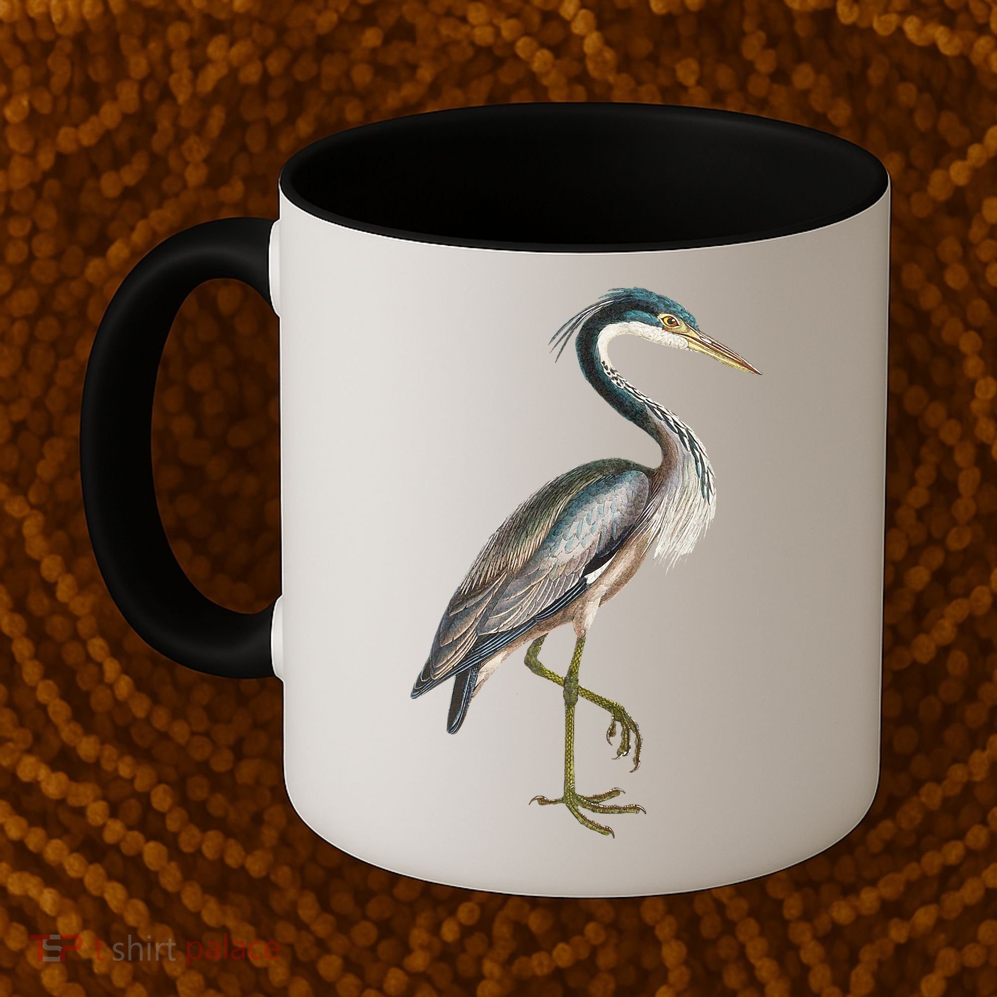 Heron Water Bird Lover Blue Heron Coastal Birds Coffee Mug