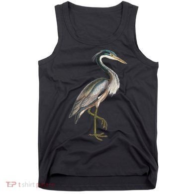 Heron Water Bird Lover Blue Heron Coastal Birds Tank Top