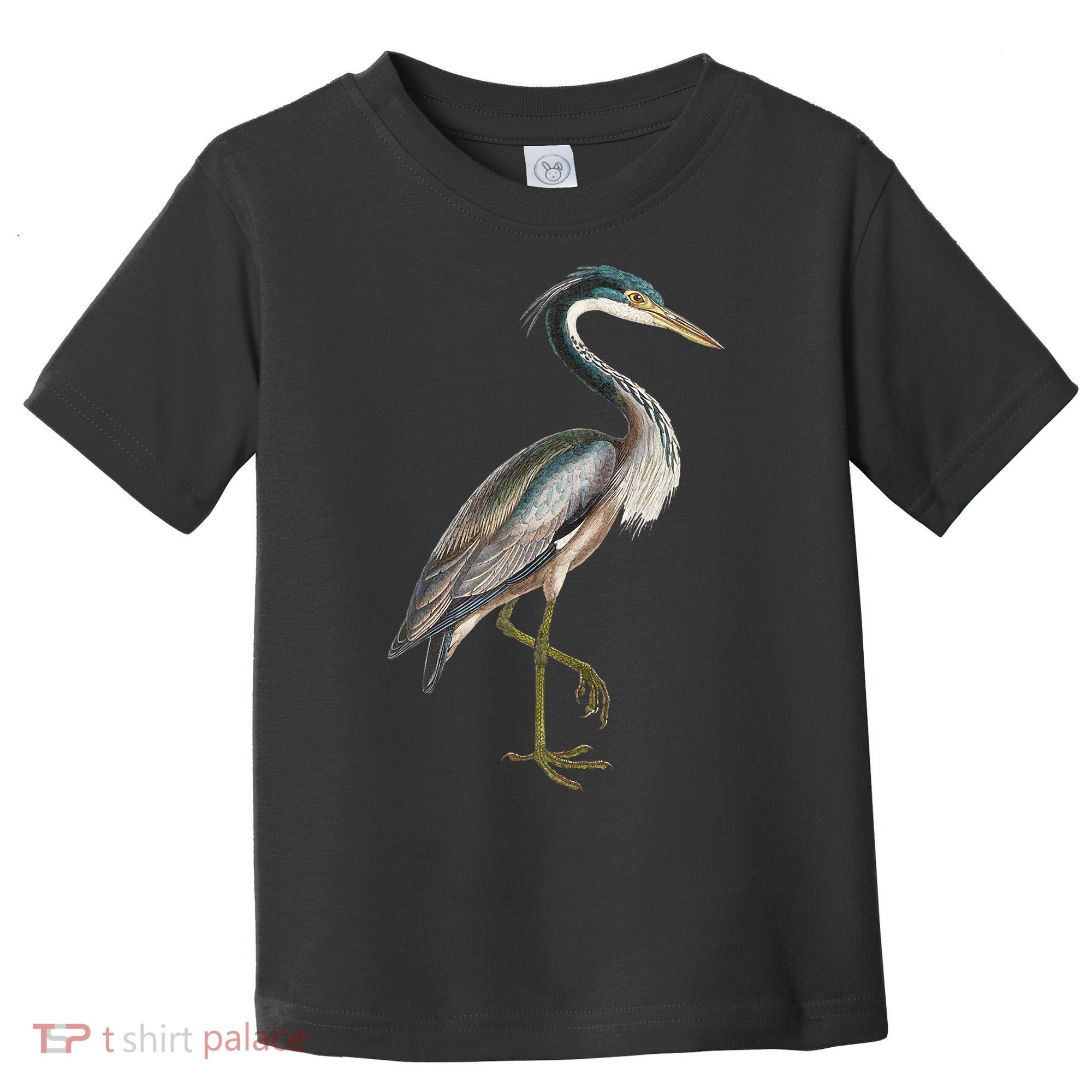 Heron Water Bird Lover Blue Heron Coastal Birds Toddler T-Shirt