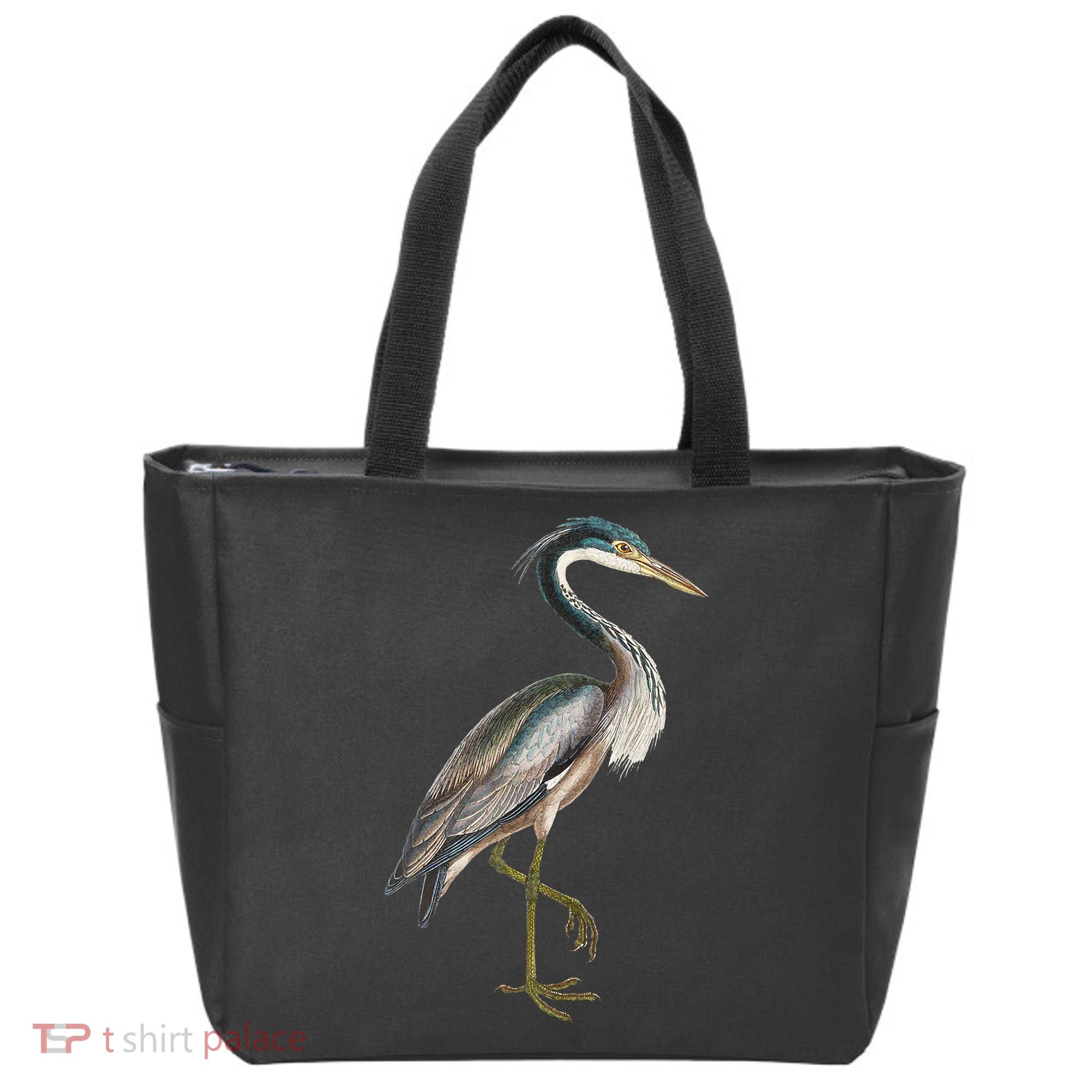Heron Water Bird Lover Blue Heron Coastal Birds Tote Bag