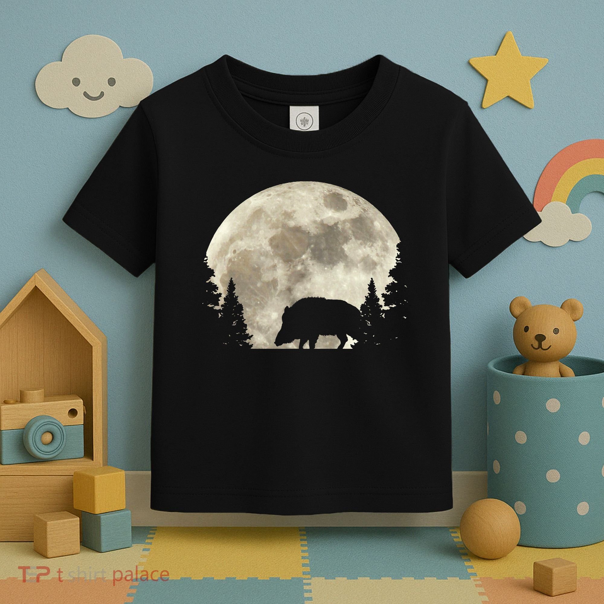 Hunter Wild Boar Keiler Wildsau Hunting Hunter Toddler T-Shirt