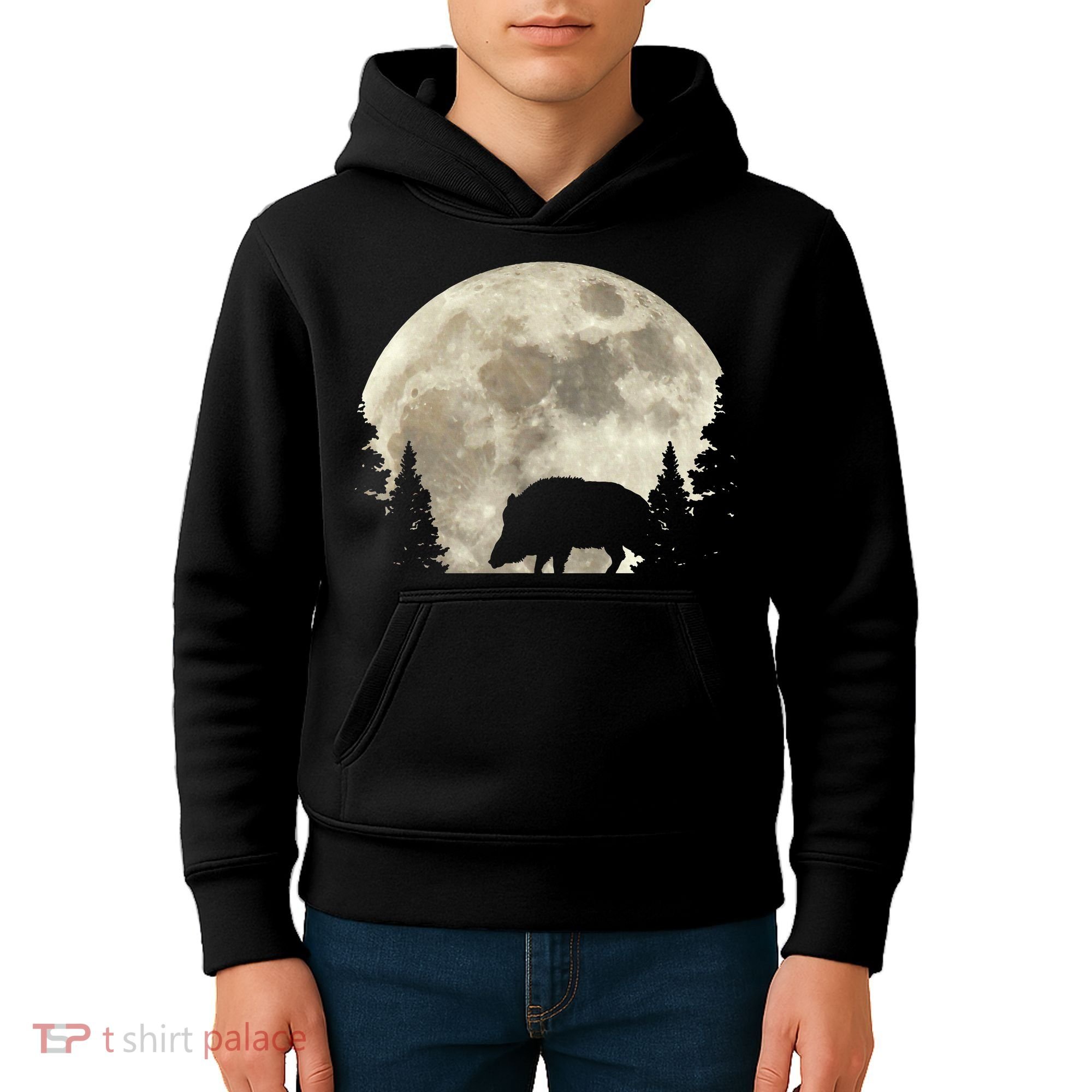 Hunter Wild Boar Keiler Wildsau Hunting Hunter Kids Hoodie
