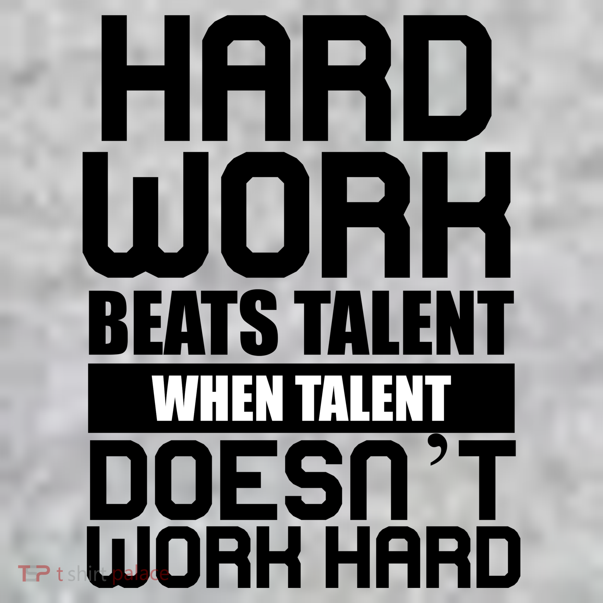 Hard Work Beats Talent When Talent Doesn't Work Hard The Baniff Cuffed Pom Beanie
