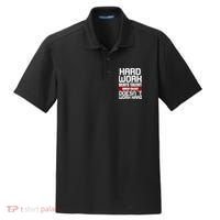 Hard Work Beats Talent When Talent Doesn't Work Hard Dry Zone Grid Polo thumb 0