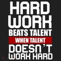 Hard Work Beats Talent When Talent Doesn't Work Hard Crop Fleece Hoodie thumb 2