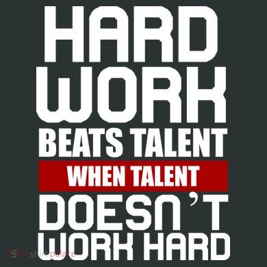 Hard Work Beats Talent When Talent Doesn't Work Hard Infant Baby Jersey Bodysuit