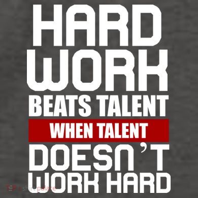 Hard Work Beats Talent When Talent Doesn't Work Hard Vector Backpack