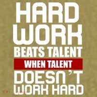 Hard Work Beats Talent When Talent Doesn't Work Hard Garment-Dyed Women's Muscle Tee thumb 6