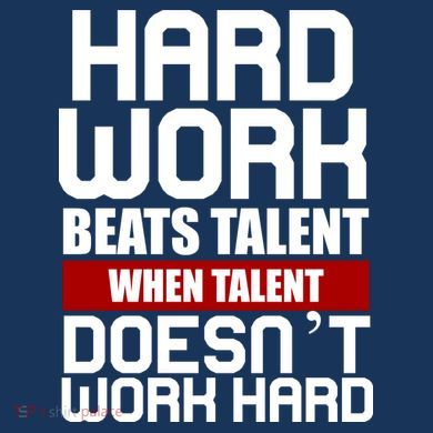 Hard Work Beats Talent When Talent Doesn't Work Hard Hoodie
