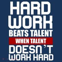 Hard Work Beats Talent When Talent Doesn't Work Hard Sweatshirt thumb 3
