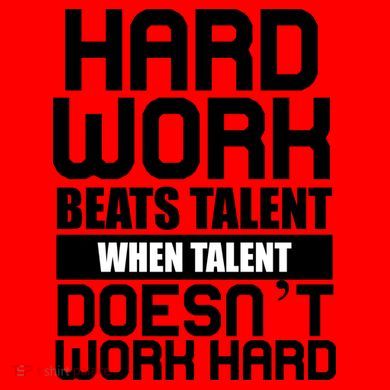 Hard Work Beats Talent When Talent Doesn't Work Hard Santa Hat