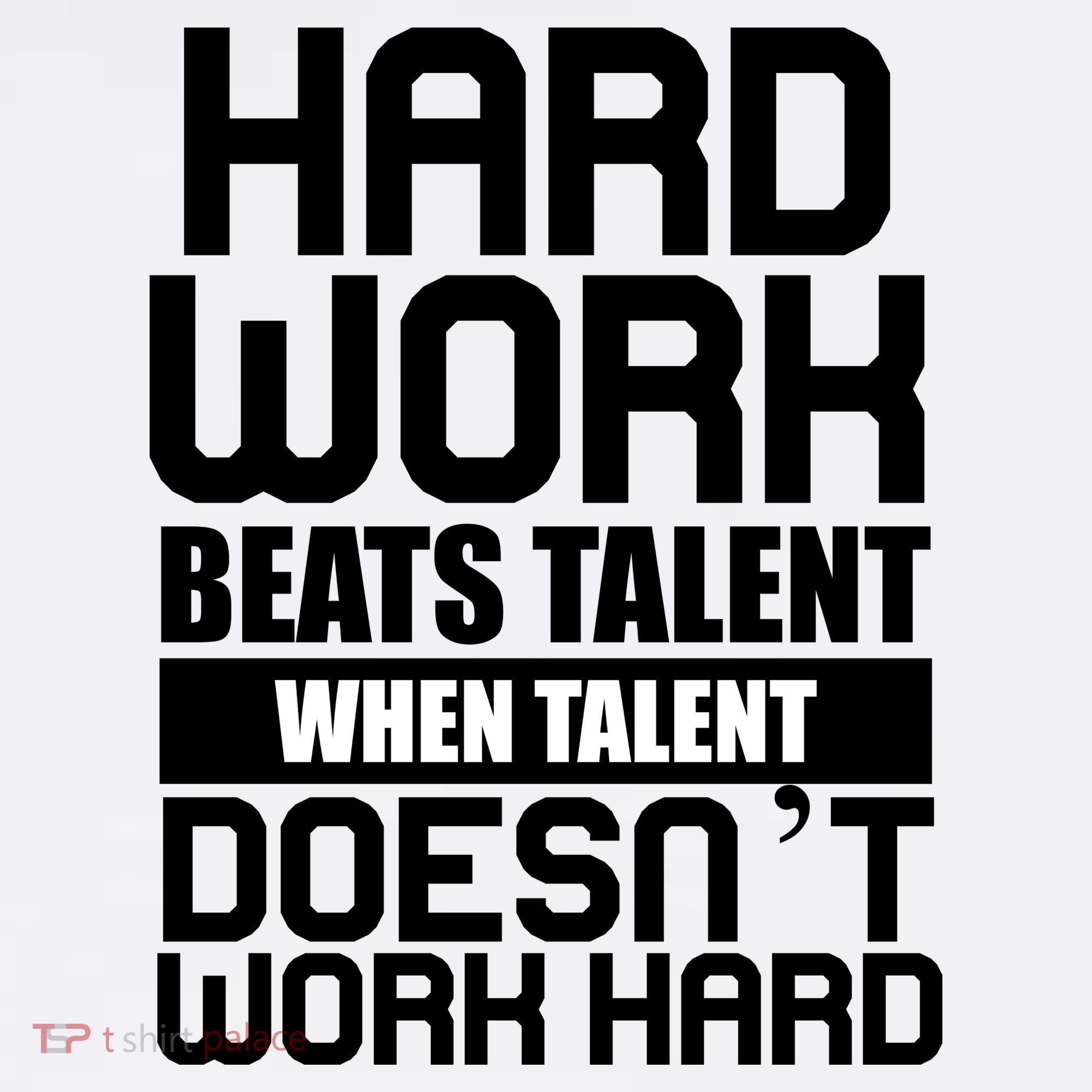 Hard Work Beats Talent When Talent Doesn't Work Hard Garment-Dyed Sweatshirt