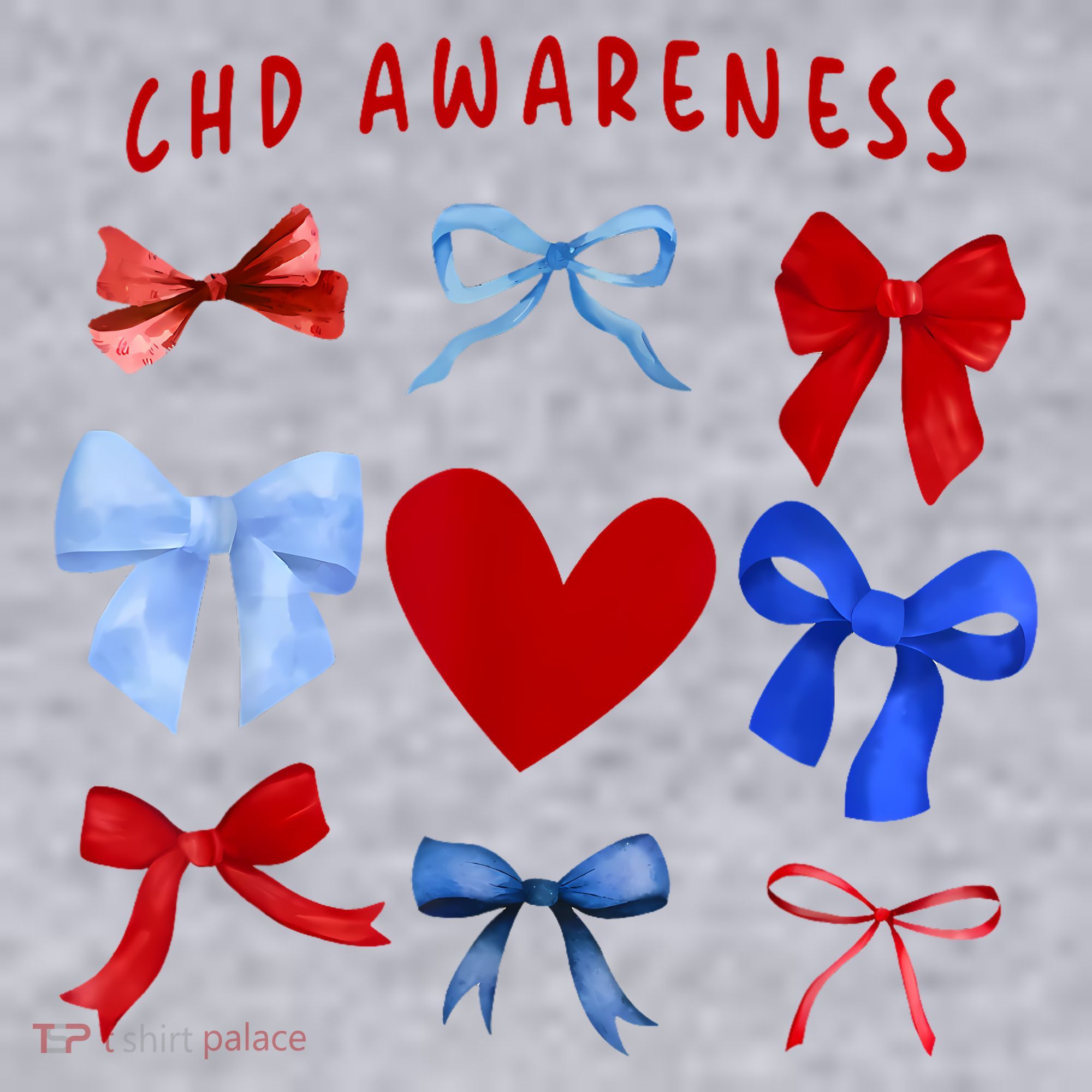 Heart Warrior Chd Awareness Heart Disease Coquette Bow Women's Sweatshirt