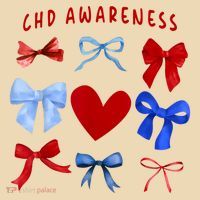 Heart Warrior Chd Awareness Heart Disease Coquette Bow Tote Bag thumb 4