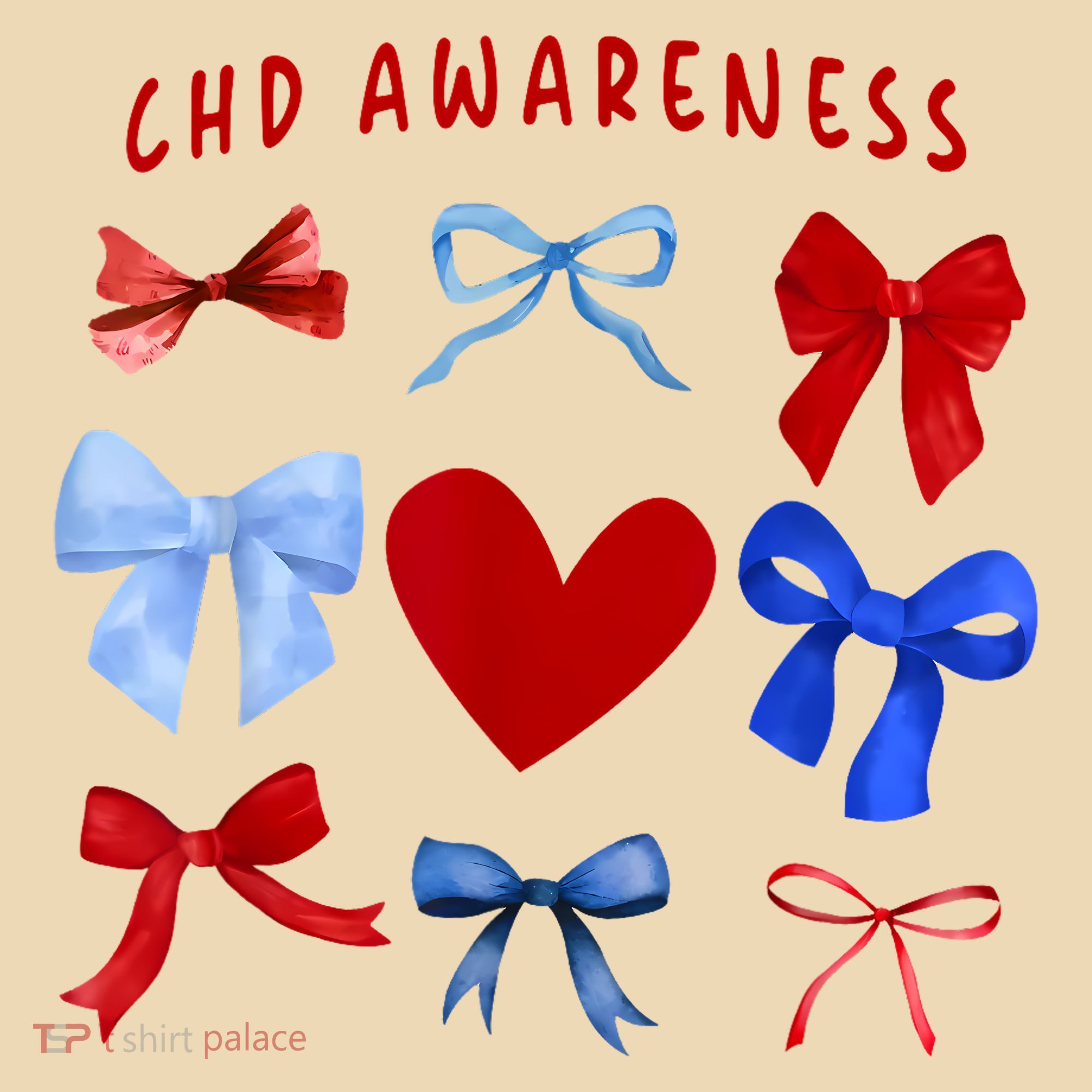 Heart Warrior Chd Awareness Heart Disease Coquette Bow Tote Bag