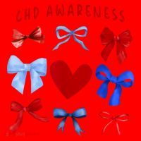 Heart Warrior Chd Awareness Heart Disease Coquette Bow Santa Hat thumb 1