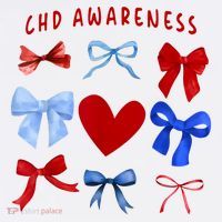 Heart Warrior Chd Awareness Heart Disease Coquette Bow Coffee Mug thumb 5