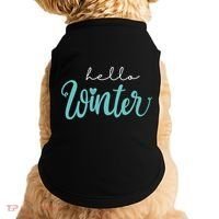 Hello Winter Cute Holiday Doggie Tank thumb 0