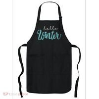 Hello Winter Cute Holiday Apron thumb 0
