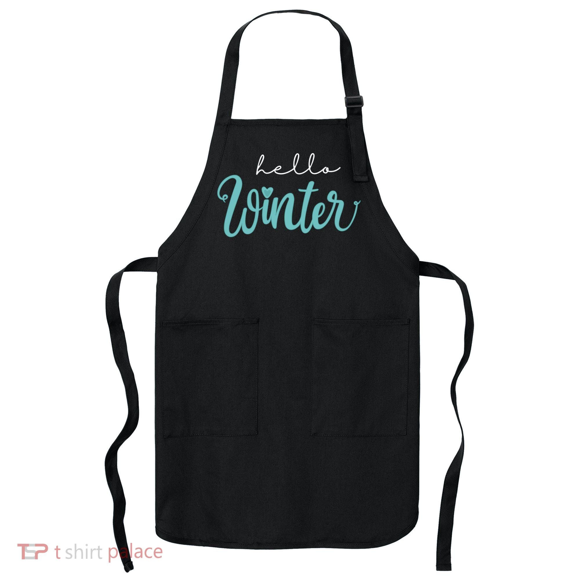 Hello Winter Cute Holiday Apron
