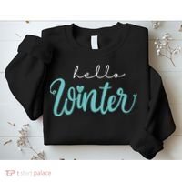 Hello Winter Cute Holiday Sweatshirt thumb 2