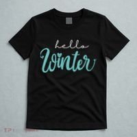 Hello Winter Cute Holiday T-Shirt thumb 5