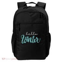 Hello Winter Cute Holiday Backpack thumb 0