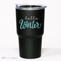 Hello Winter Cute Holiday Tumbler thumb 0