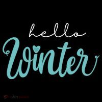 Hello Winter Cute Holiday Ornament thumb 1