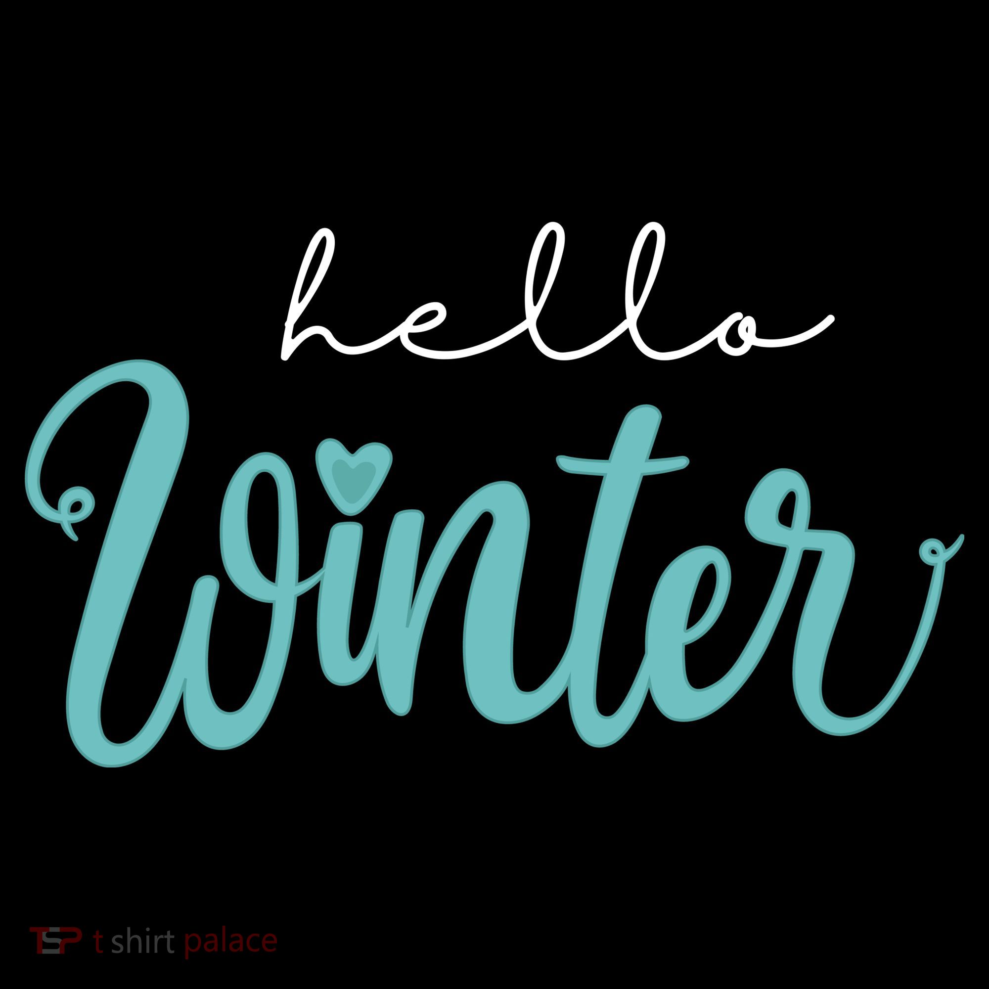 Hello Winter Cute Holiday Ornament
