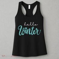 Hello Winter Cute Holiday Women's Tank Top thumb 3