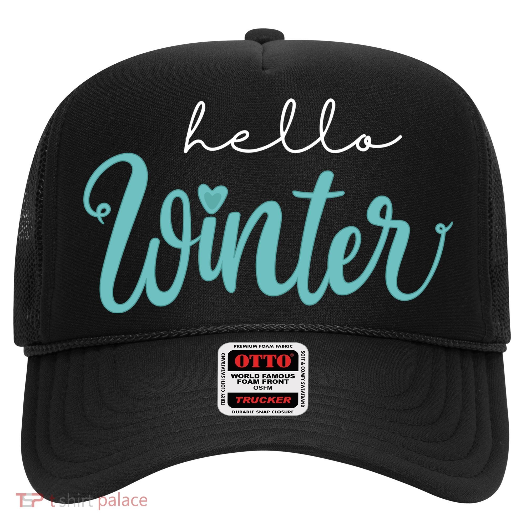 Hello Winter Cute Holiday Hat