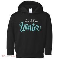 Hello Winter Cute Holiday Toddler Hoodie thumb 0