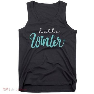 Hello Winter Cute Holiday Tank Top