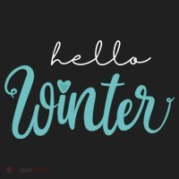 Hello Winter Cute Holiday Golf Towel thumb 3
