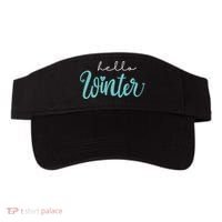 Hello Winter Cute Holiday Visor thumb 0