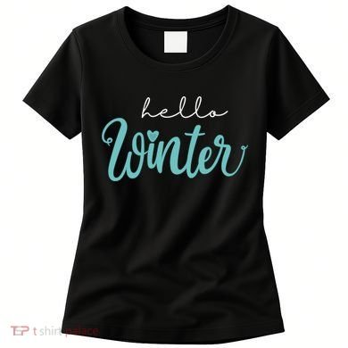 Hello Winter Cute Holiday Women's T-Shirt