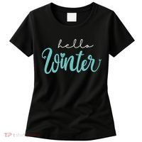Hello Winter Cute Holiday Women's T-Shirt thumb 0