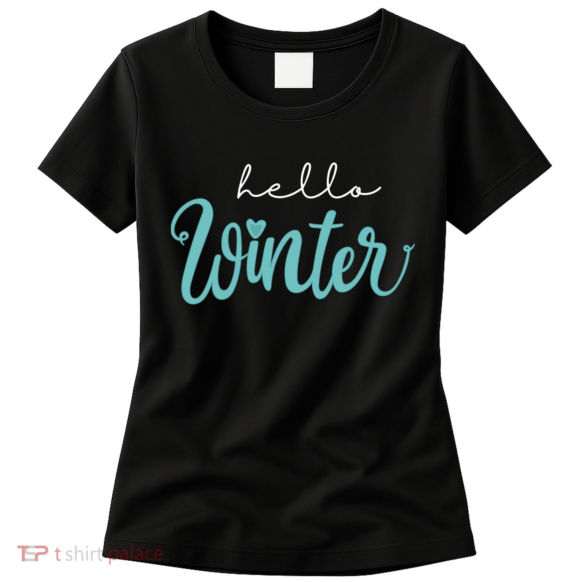 Hello Winter Cute Holiday Women's T-Shirt