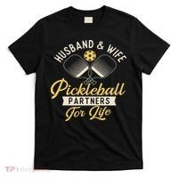 Husband & Wife Couple Pickleball Player Pickleballers T-Shirt thumb 0