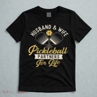 Husband & Wife Couple Pickleball Player Pickleballers T-Shirt thumb 5